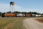 Northbound empty grain